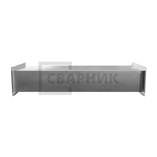 Воздуховод прямоугольный 150×100 2 м из оцинкованной стали 0.5 мм — фото 4