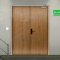 Двупольная глухая противопожарная дверь ДПМ-02 3 типа шпон — миниатюра 2