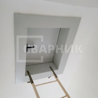 Противопожарный люк ЛПМ 2-го типа 900×1000 мм с лестницей — фото 7