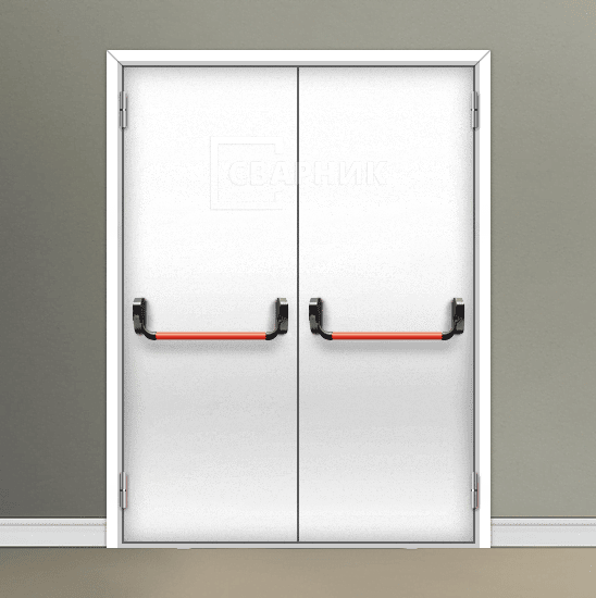 Противопожарная двупольная дверь антипаникой ДПМ-02 2 типа — фото 5