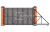 Откатные ворота со штакетником 2000×2100 СВВ-4427 – миниатюра 1
