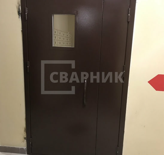 Дверь тамбурная остекленная в подъезд МДФ — МДФ ДТ-113 — фото 8