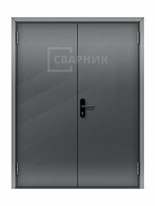 Двупольная глухая противопожарная дверь дымогазонепроницаемая ДПМ-02 EI-15