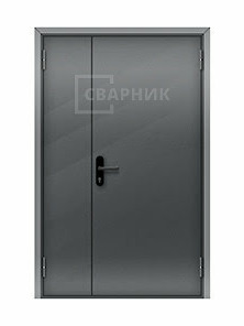 Полуторная глухая противопожарная дверь ДПМ-02 EIS дымогазонепроницаемая