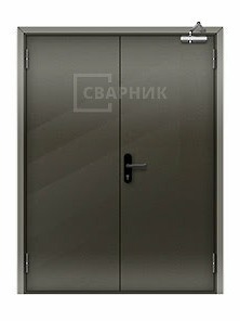 Двупольная глухая противопожарная дверь ДПМ-02 EIS без порога