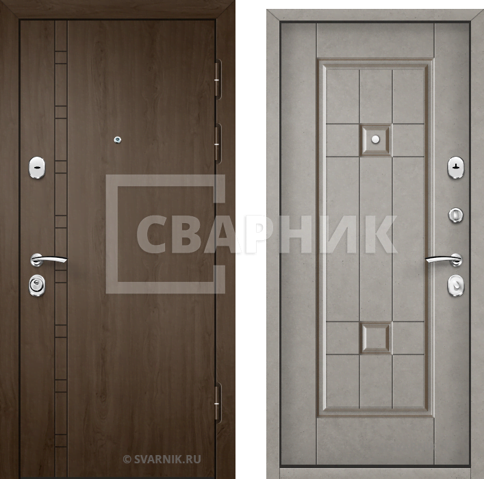 Дверь входная с установкой в дом винорит — массив — фото 1
