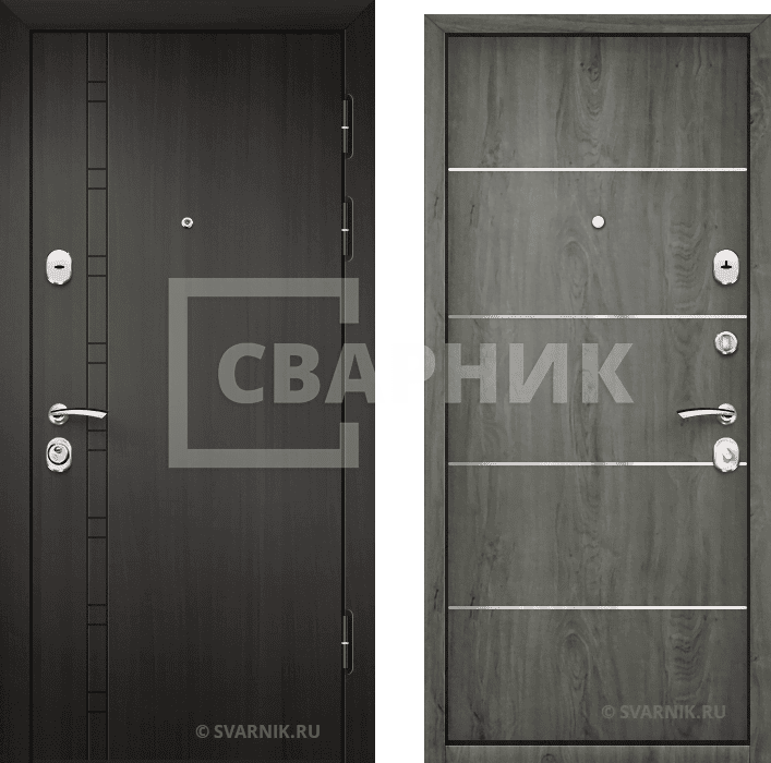 Дверь металлическая вторая уличная массив — массив — фото 1