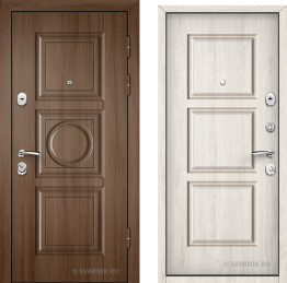 Дверь входная антивандальная в дом массив — МДФ