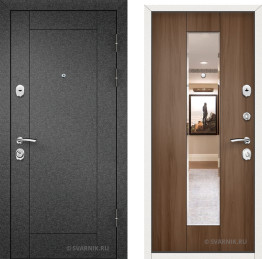 Дверь металлическая утепленная в офис порошковая — массив