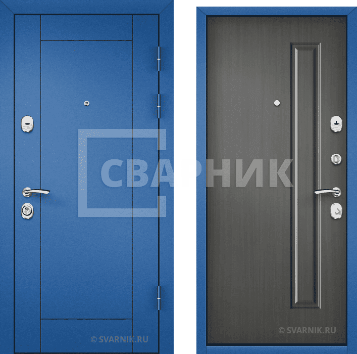 Дверь входная готовая в офис порошковая — МДФ — фото 1