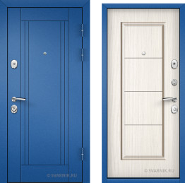 Дверь трехконтурная толщина металла 3 мм с полировкой д3м-143