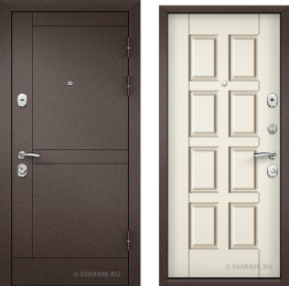 Трехконтурная дверь металл 3 мм надежный утеплитель д3м-024