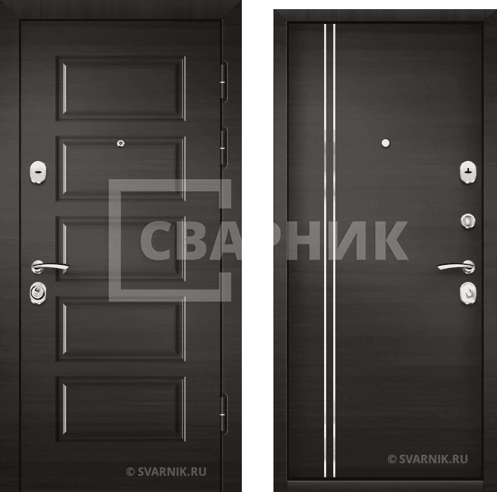 Дверь входная с терморазрывом на дачу МДФ — МДФ — фото 1