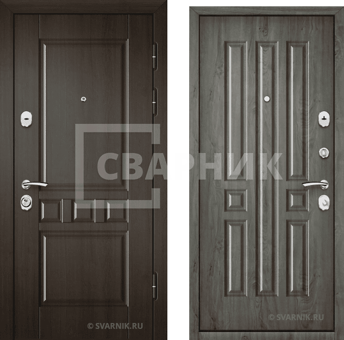Дверь входная усиленная уличная МДФ — МДФ — фото 1