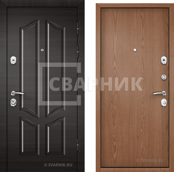 Дверь входная под ключ в коттедж винорит — ламинат — фото 1