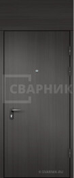 Дверь в тамбур глухая с фрамугой МДФ — ламинат ДТ-92