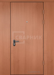 Дверь в тамбур глухая с перегородкой ламинат — МДФ ДТ-48