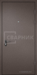 Тамбурная дверь утепленная офисная ДТ-63 дополнительные петли