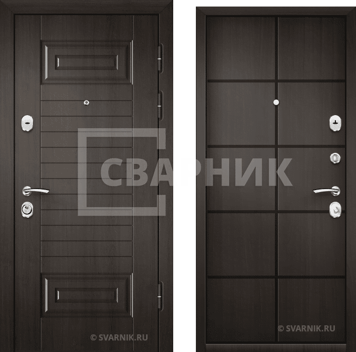 Дверь металлическая усиленная в офис винорит — МДФ — фото 1