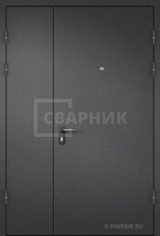 Дверь тамбурная утепленная с отделкой порошковым напылением снаружи ДТ-253