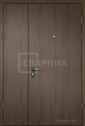 Металлическая дверь под дерево ДТ-256 в котельную