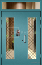 Подъездная дверь две створки с кодовым замком ПД-113