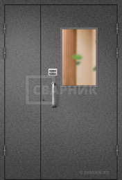 Дверь входная для подъезда металлическая МДФ ПД-107