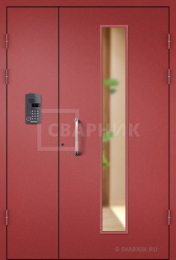 Техническая дверь со стеклом ПД-30