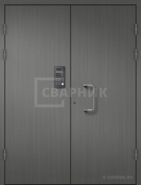 Дверь с отделкой светлым МДФ ПД-161