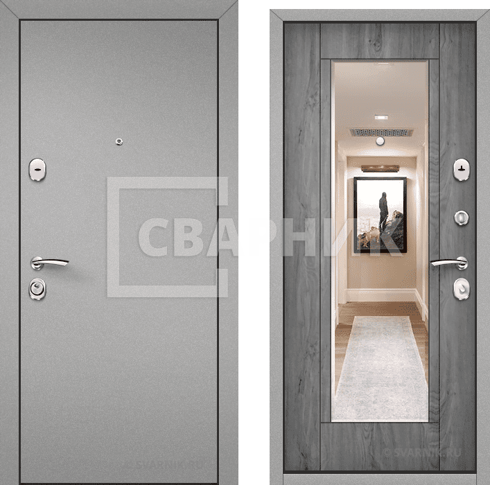 Стальная дверь внутренние петли на заказ ДБП-071 — фото 1