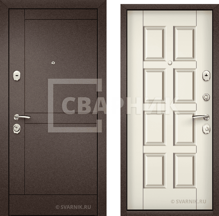 Металлическая дверь со скрытыми петлями ДБП-002 — фото 1