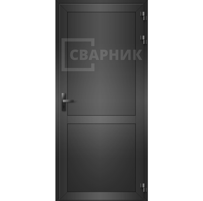 Дверь из алюминиевого профиля Алютех ДА-1589 — фото 1