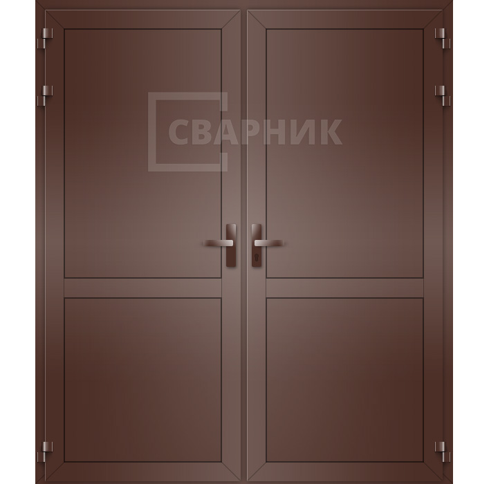 Алюминиевая дверь для поликлиники ДА-352 — фото 1