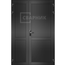 Дверь из алюминия с импостом ДА-660