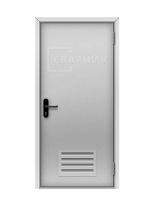 Входная стальная дверь в хозпостройку с вентиляцией ДХ-015