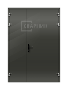 Дверь противопожарная алюминиевая глухая полуторная