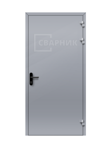 Огнестойкая дверь из алюминия EI-60 глухая однопольная