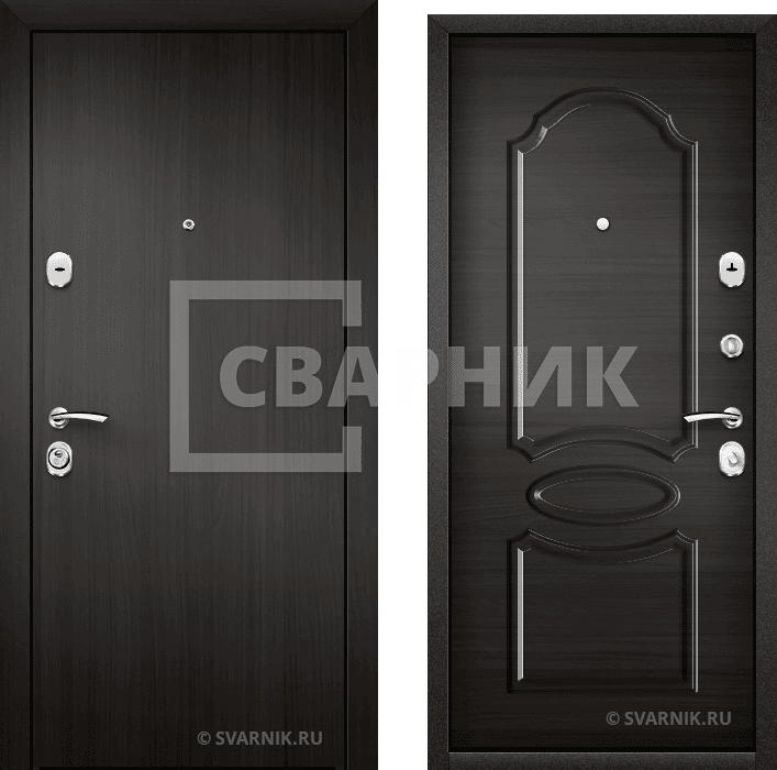 Металлическая дверь с внутренними петлями ДБП-006 — фото 1