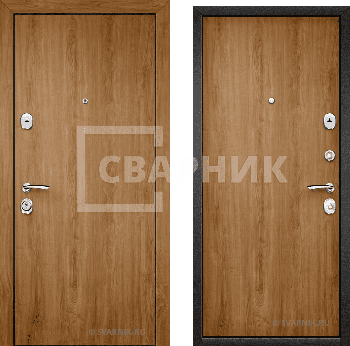 Стальная дверь внутренние петли в коттедж ДБП-047 — фото 1