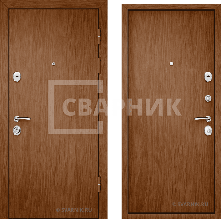 Дверь входная вторая на дачу ламинат — ламинат — фото 1