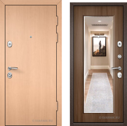 Дверь металлическая трехконтурная в дом ламинат — винорит