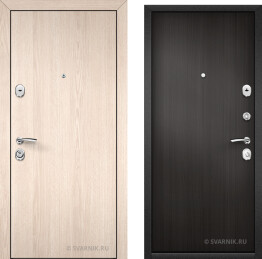 Стальная дверь с внутренними петлями в дом ДБП-031