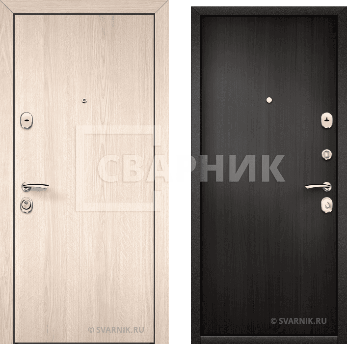 Стальная дверь с внутренними петлями в дом ДБП-031 — фото 1