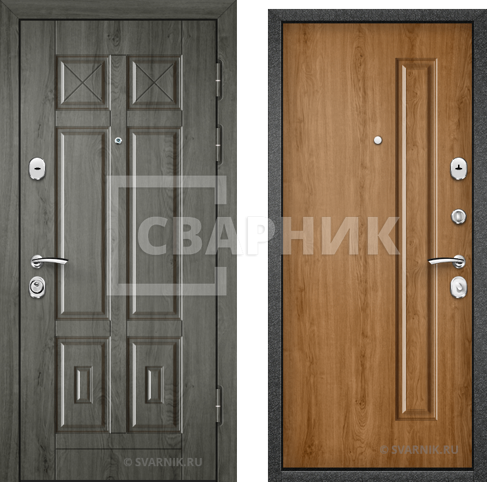 Дверь металлическая под ключ в дом винорит — МДФ — фото 1