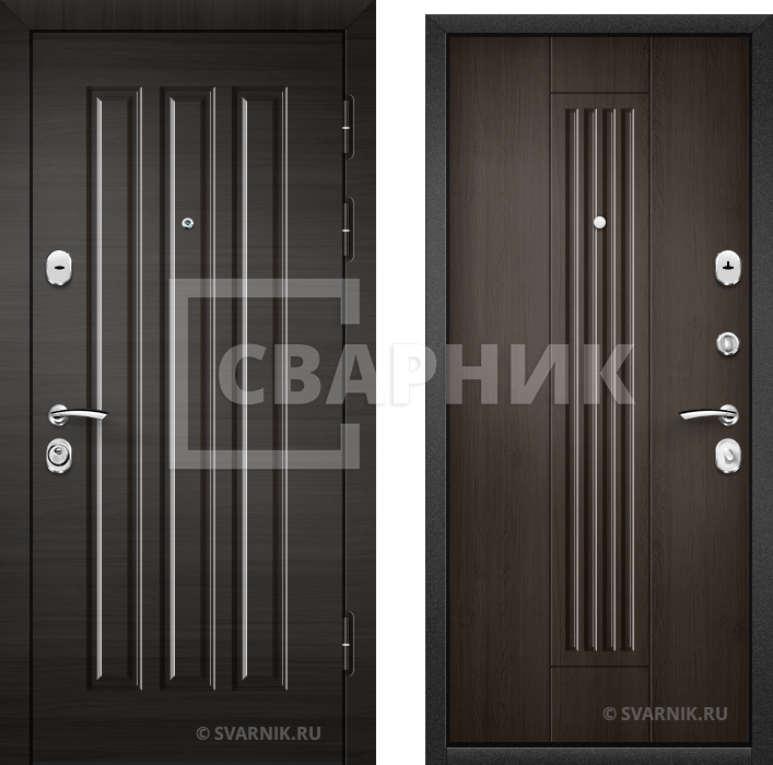 Дверь металлическая антивандальная в офис массив — массив — фото 1
