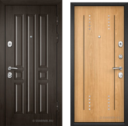 Дверь трехконтурная 3 мм недорогая собственного производства в квартиру д3м-202