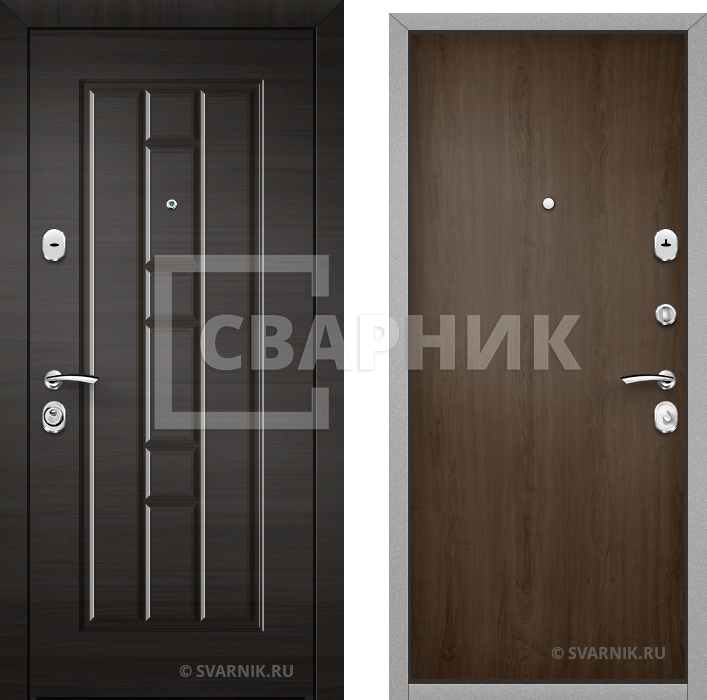 Входная дверь с внутренними петлями в квартиру ДБП-017 — фото 1
