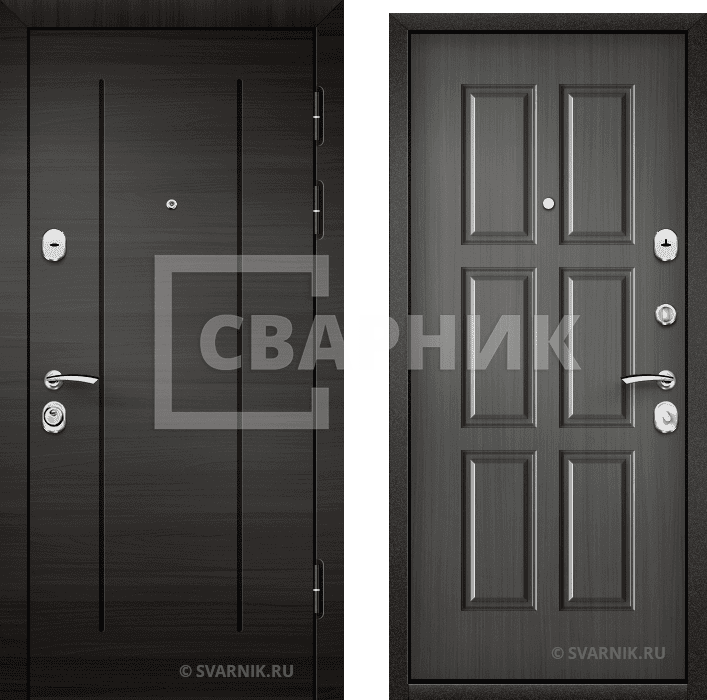 Дверь входная под ключ в квартиру МДФ — винорит — фото 1