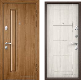 Дверь входная антивандальная в дом МДФ — винорит