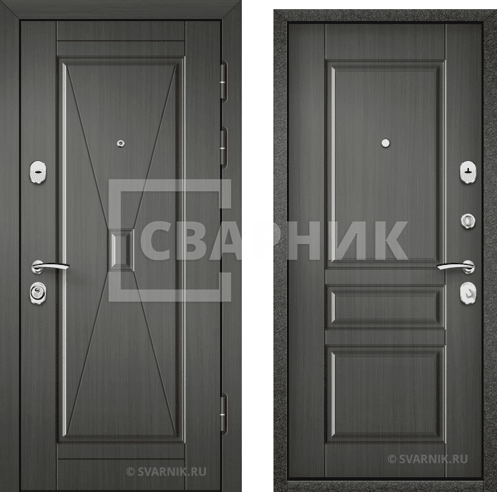 Дверь металлическая трехконтурная на дачу винорит — МДФ — фото 1